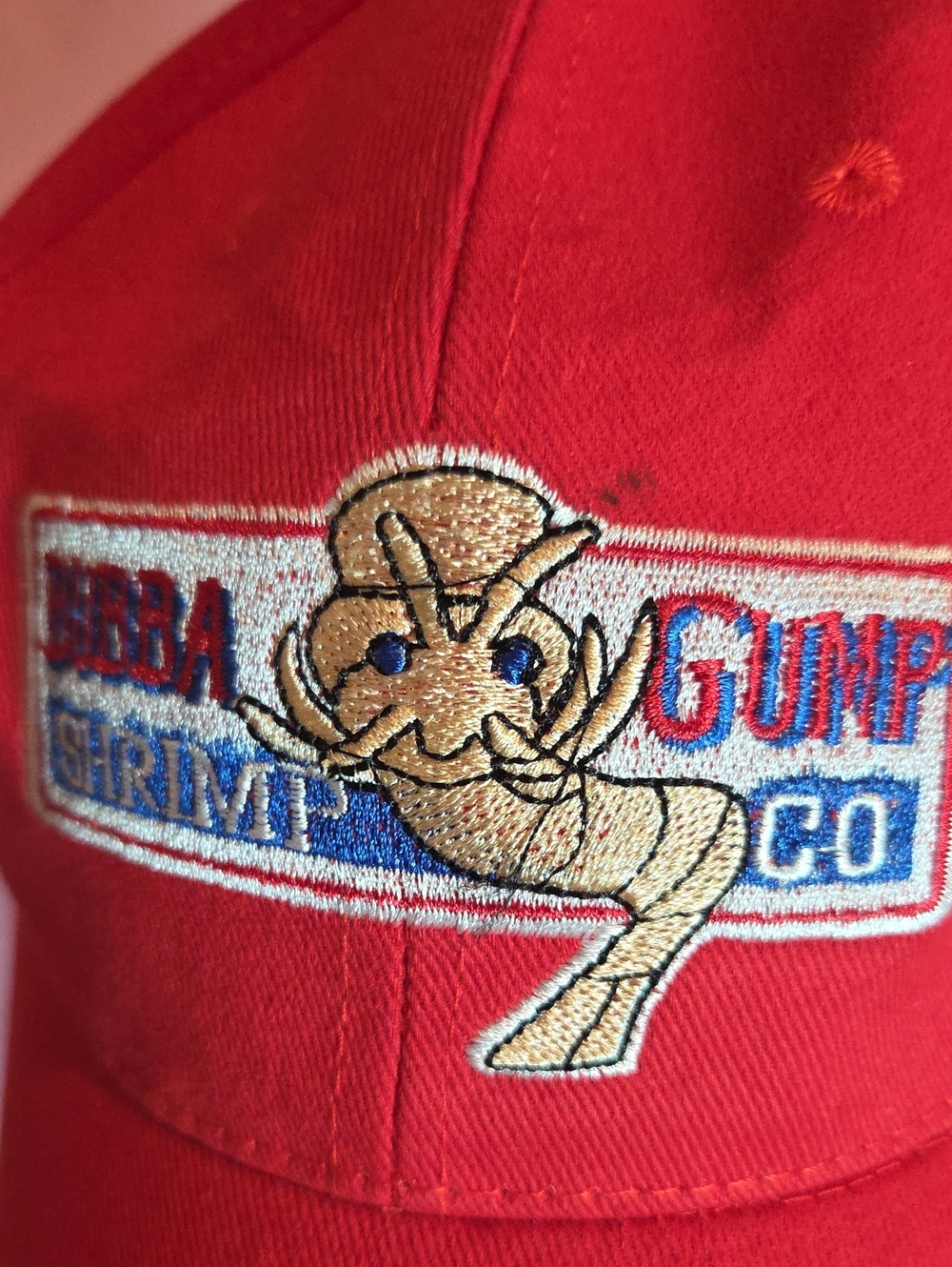 Bubba Gump Shrimp Co. Red Logo Baseball Cap Forrest Gump - Picture 3 of 5